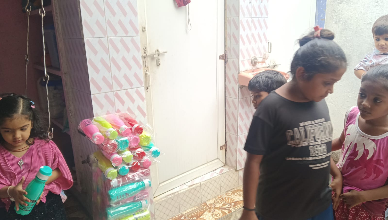 Water Bottle Distribution for Underprivileged Students